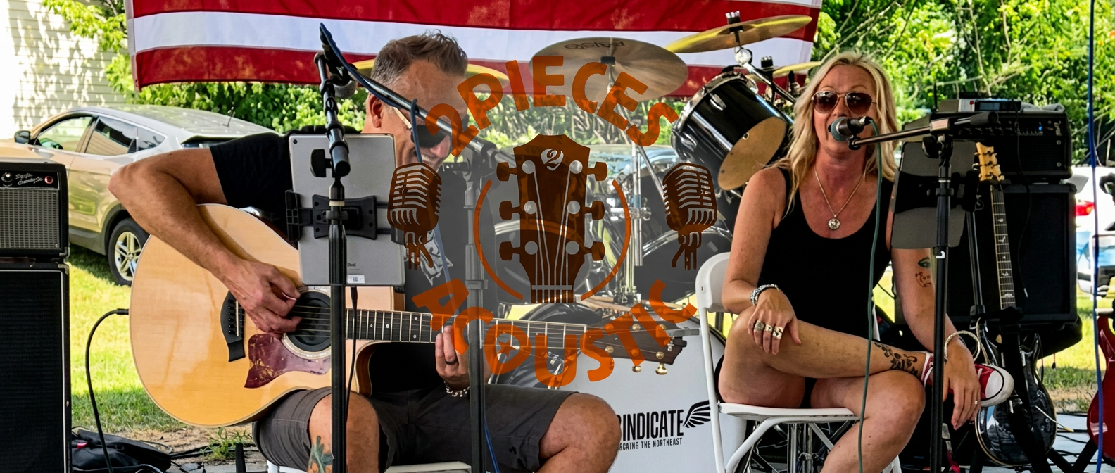 2 Pieces Acoustic performing outdoors